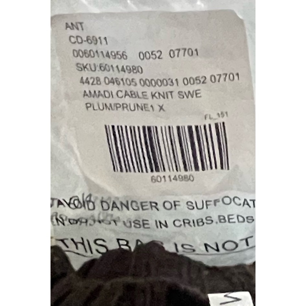 Anthropologie Amadi Leah Cable Knit Sweater Dress NWT SZ 1X - Picture 9 of 15